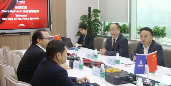 Nova Spivack先生再访杏彩娱乐，双方达成战略合作！