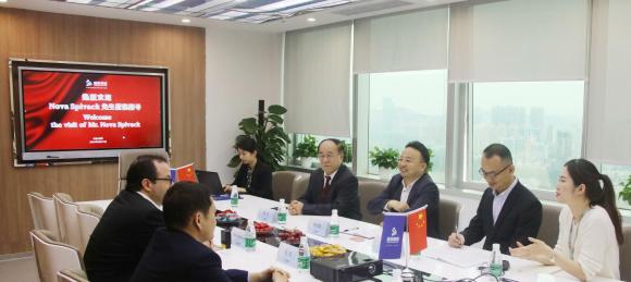 Nova Spivack先生再访杏彩娱乐，双方达成战略合作！