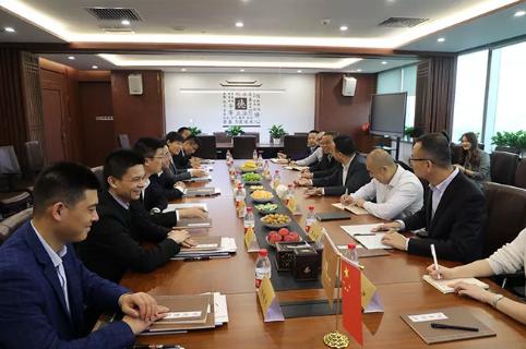 明光市市委书记被杏彩娱乐企业文化深深感动 | 深入沟通合作空间广阔